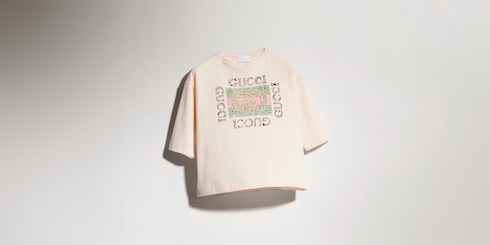 Children's cotton T-shirt with print