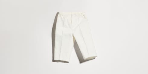 Pantalón de lona con GG para bebé