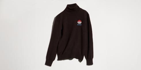 Pull en laine à col roulé pour enfant