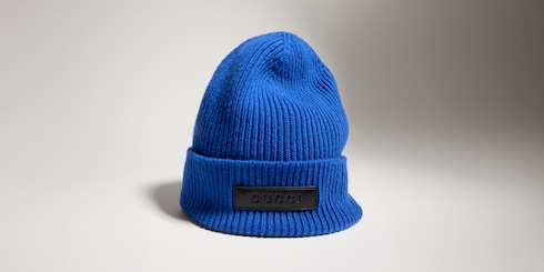 Rib wool hat