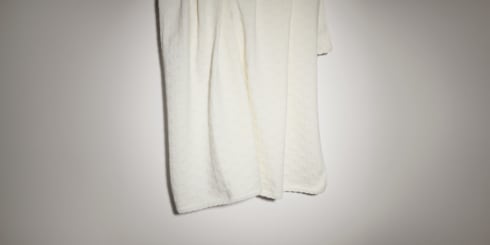Coperta neonato in cotone con GG