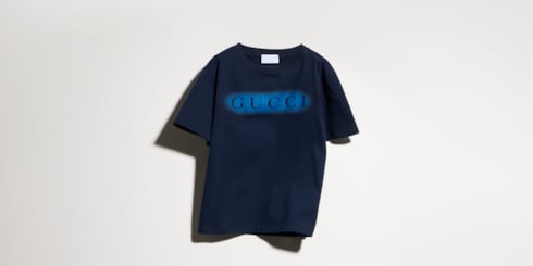 Camiseta infantil de algodón con estampado