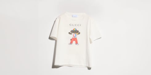 T-shirt pour enfant en coton avec imprimé