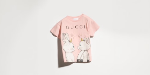 〔ベビー〕ヒグチユウコ プリント コットン Tシャツ