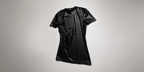 Camiseta de punto recubierto
