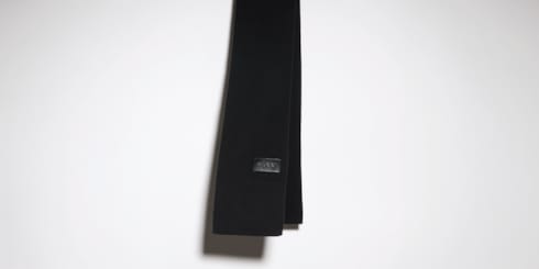 Rib wool scarf