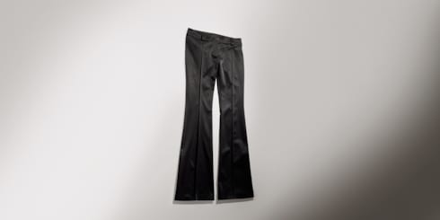 Pantalone in duchesse di acetato stretch