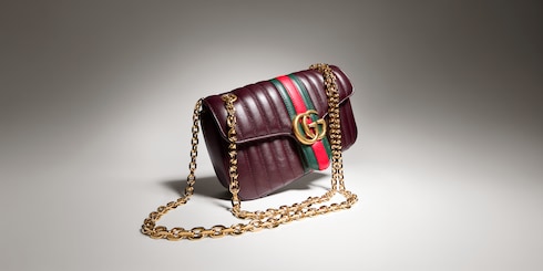 Jetset GG Marmont系列中号肩背包