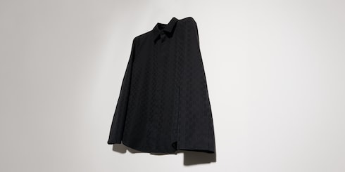 Chemise en toile de coton GG