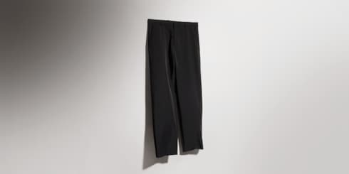 Pantalone in poliestere tecnico stretch