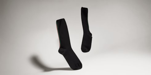Calzini in cotone con nastro Web