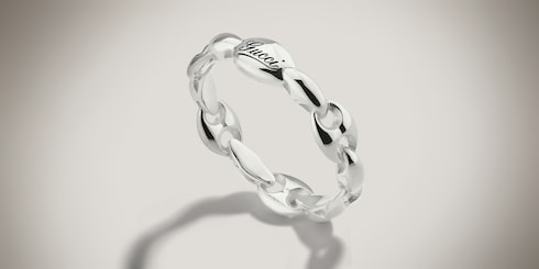 Bague à maillons multiples chaîne marine Gucci Marina Chain