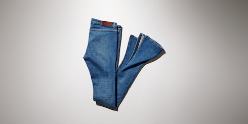 Pantalones ajustados de denim de algodón elástico 'Stretch'