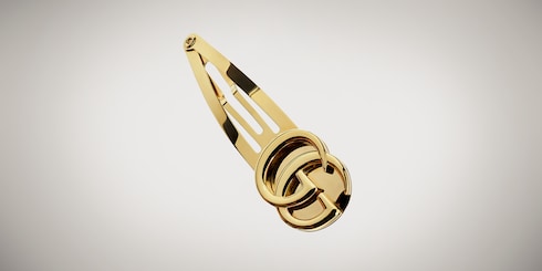Hair clip with Double G
