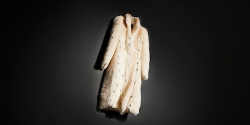 Langhaar-Shearling Mantel