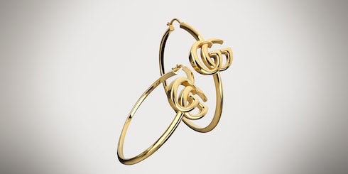 GG Marmont hoop earrings
