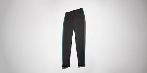 Legging de punto técnico con tribanda Web