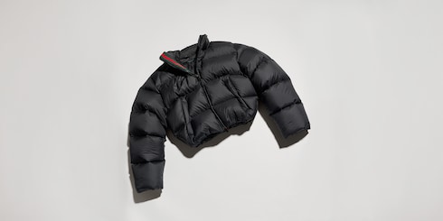 Chaqueta acolchada de poliéster con relleno