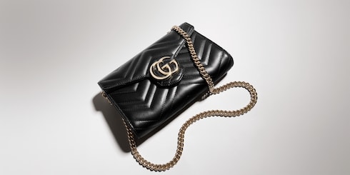 Cartera GG Marmont con cadena