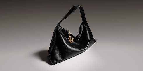 Große Schultertasche mit Doppel G Detail