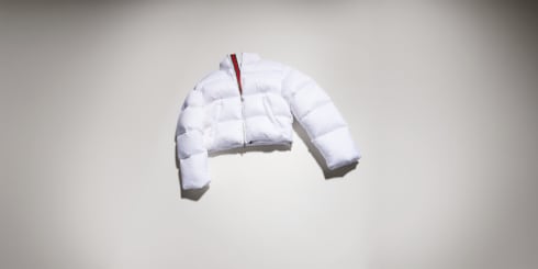 Chaqueta acolchada de poliéster con relleno