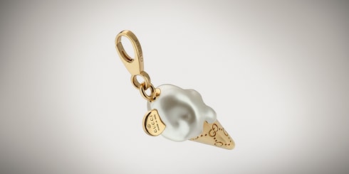 Ice-cream motif charm