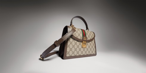 Mittelgroße Ophidia Henkeltasche