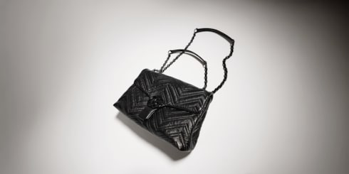 Mittelgroße GG Marmont Schultertasche