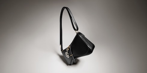 饰双G细节中号肩背包