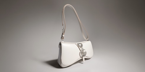 Medium shoulder bag with Double G detail