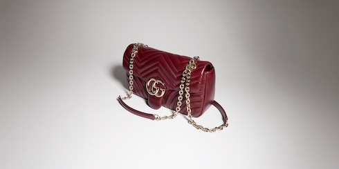 Bolso de hombro GG Marmont tamaño mediano