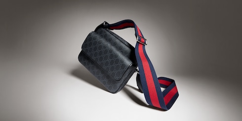 Bandolera GG Black tamaño pequeño