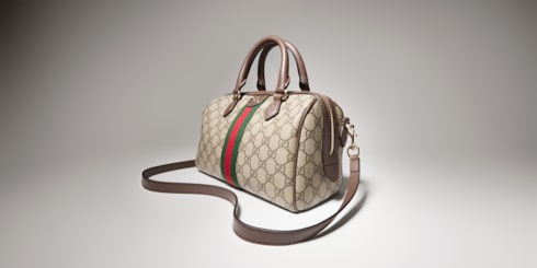 Mittelgroße Ophidia Boston Bag