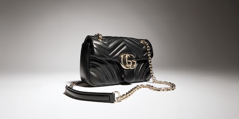 Borsa a spalla GG Marmont misura piccola