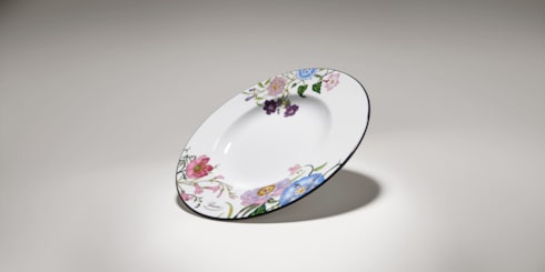 Gucci Flora Rim Soup bowl, set of two