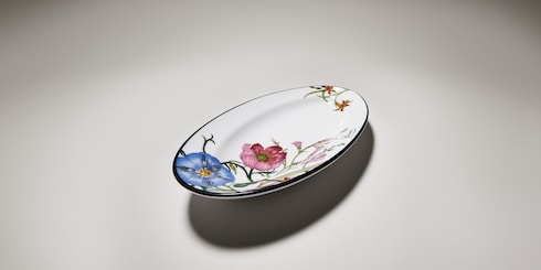 Gucci Flora小号椭圆托盘