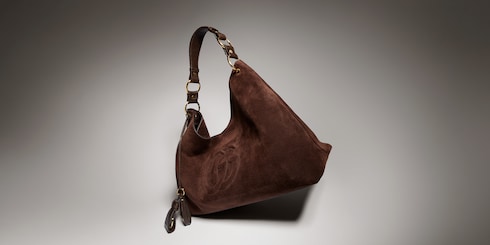Bolso de hombro grande con Detalle de Doble G