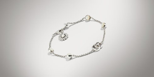 Bracciale con madreperla GG Marmont