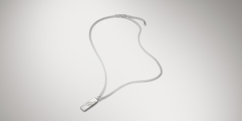 Collana con Incrocio GG diagonale