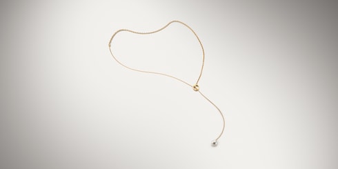 Gucci Blondie pearl drop necklace