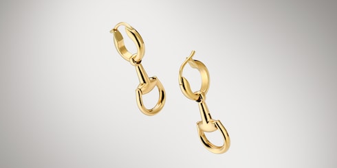 ホースビット〕18K ピアス ・18K イエローゴールド | GUCCI公式