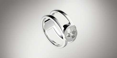 Gucci Interlocking wide ring