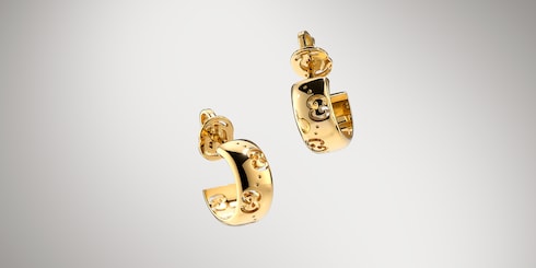 Créoles Icon18 carats à motif GG