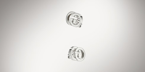 Серьги-пусеты Gucci Interlocking