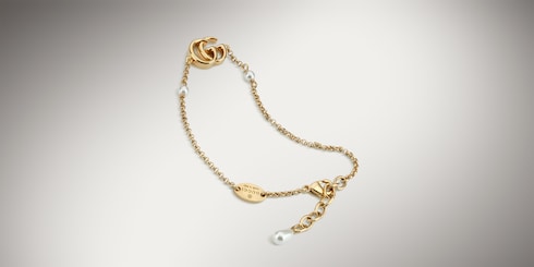 GG Marmont chain bracelet with charm