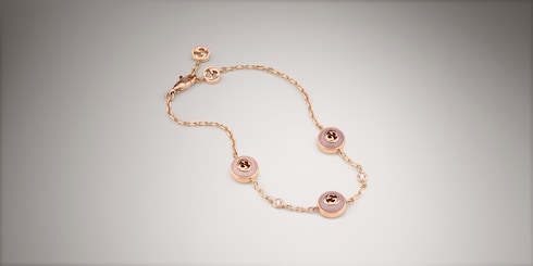 Bracciale a catena Gucci Interlocking oro 18k