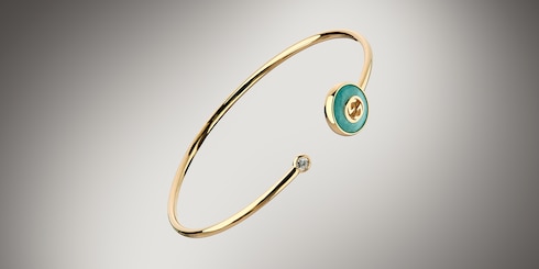 Brazalete Gucci Interlocking de 18 ct