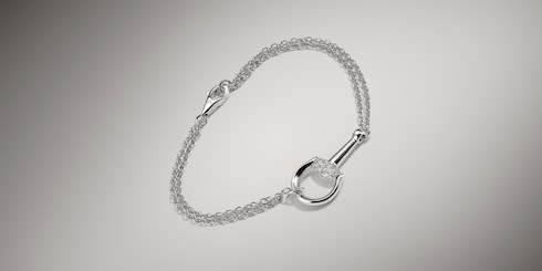 〔ホースビット〕18K ダイヤモンド ブレスレット
