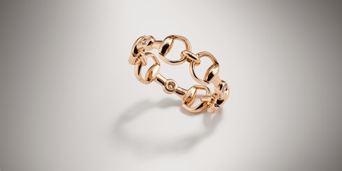 〔ホースビット〕ダイヤモンド 18K リング