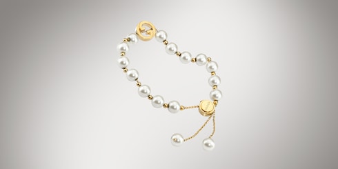 Bracelet en perles Gucci Interlocking
